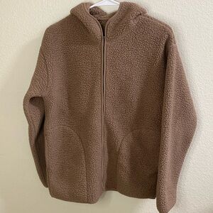 Men’s Polar Fleece Hoodie‎ Brown